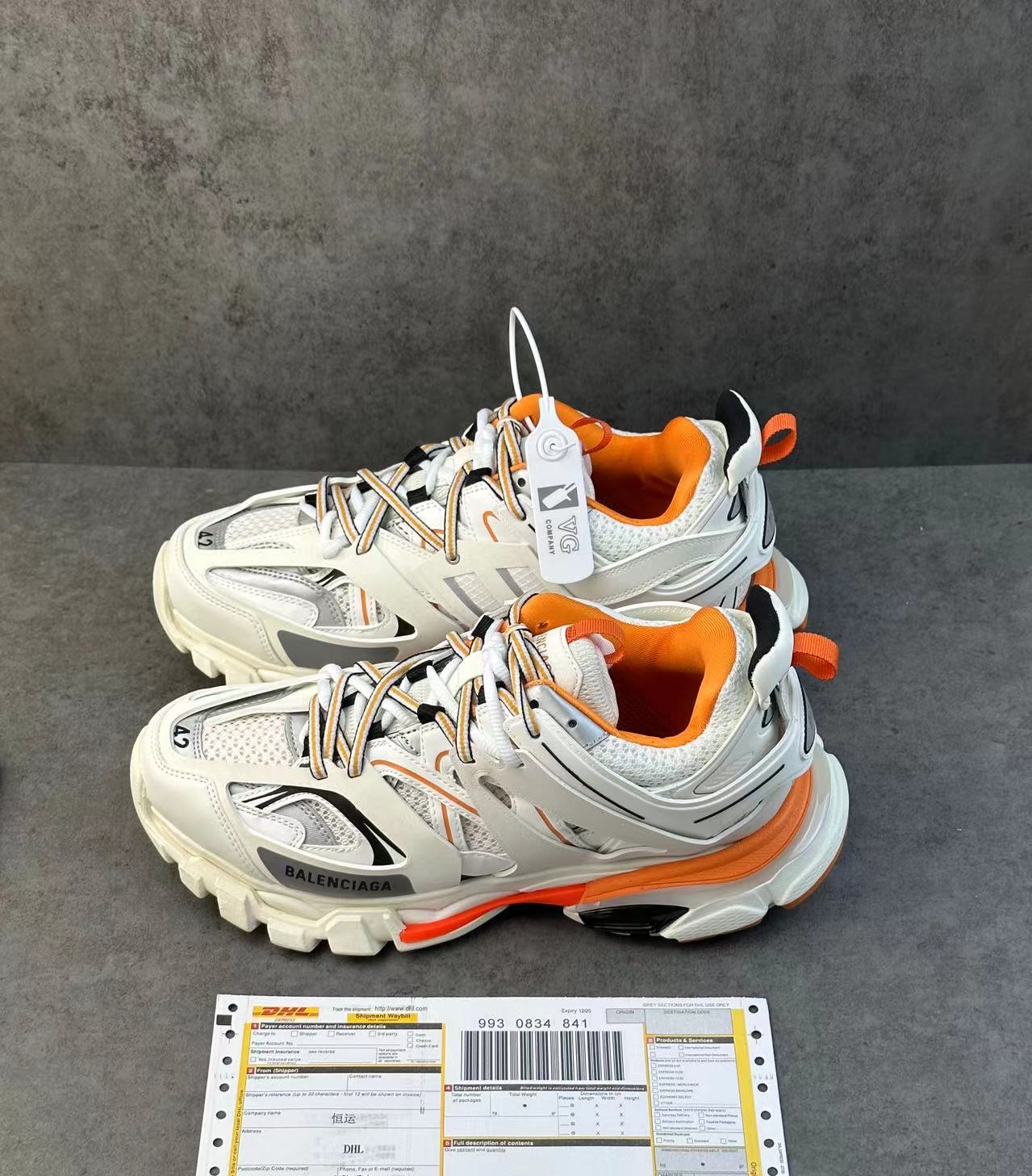 Balenciaga Track White Orange