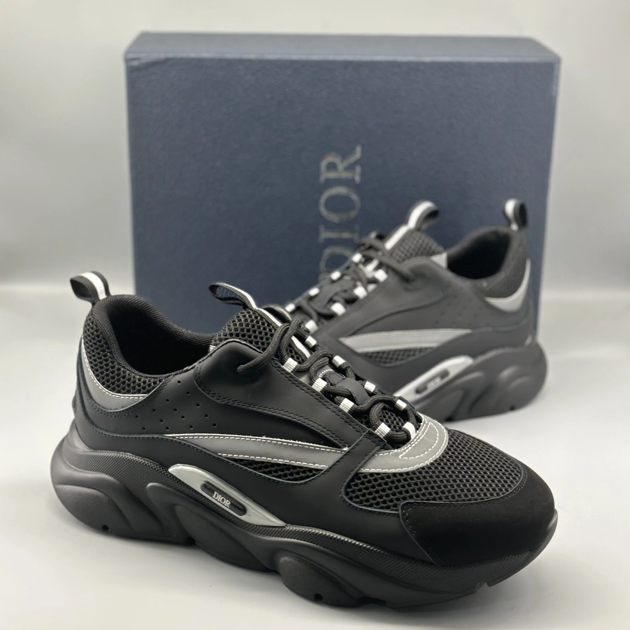 Dior B22 Black Silver