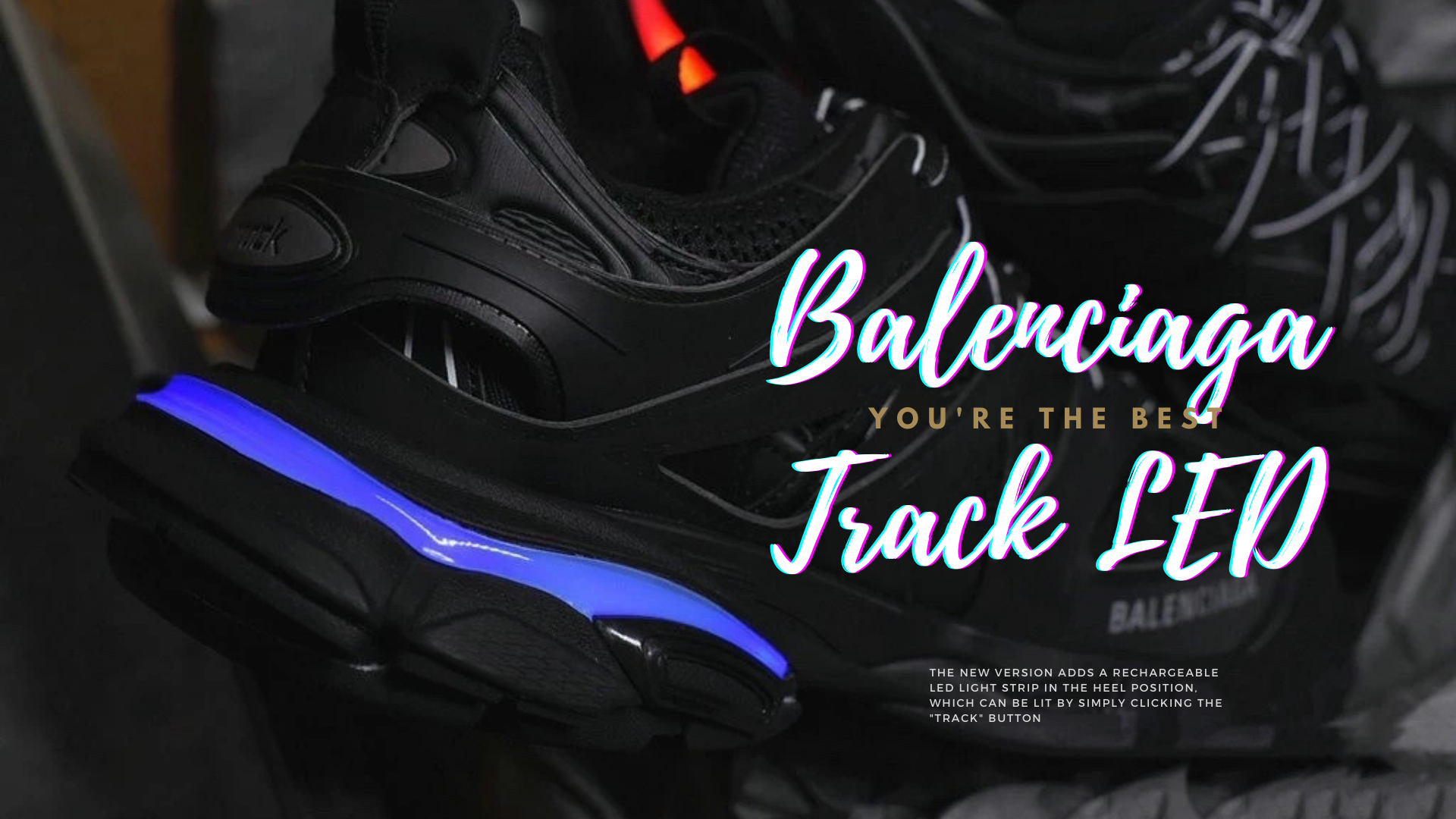 Balenciaga Track LED Black