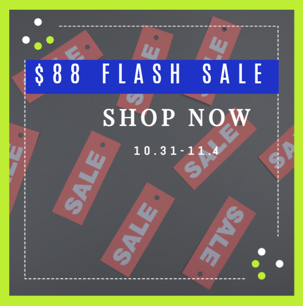 【$88】FLASH SALE